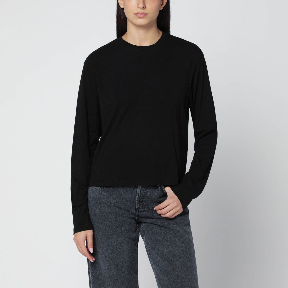 AGOLDE Black organic cotton top Agolde