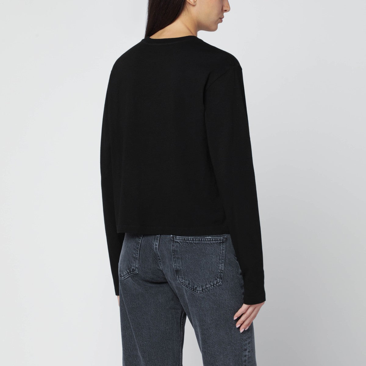AGOLDE Black organic cotton top Agolde