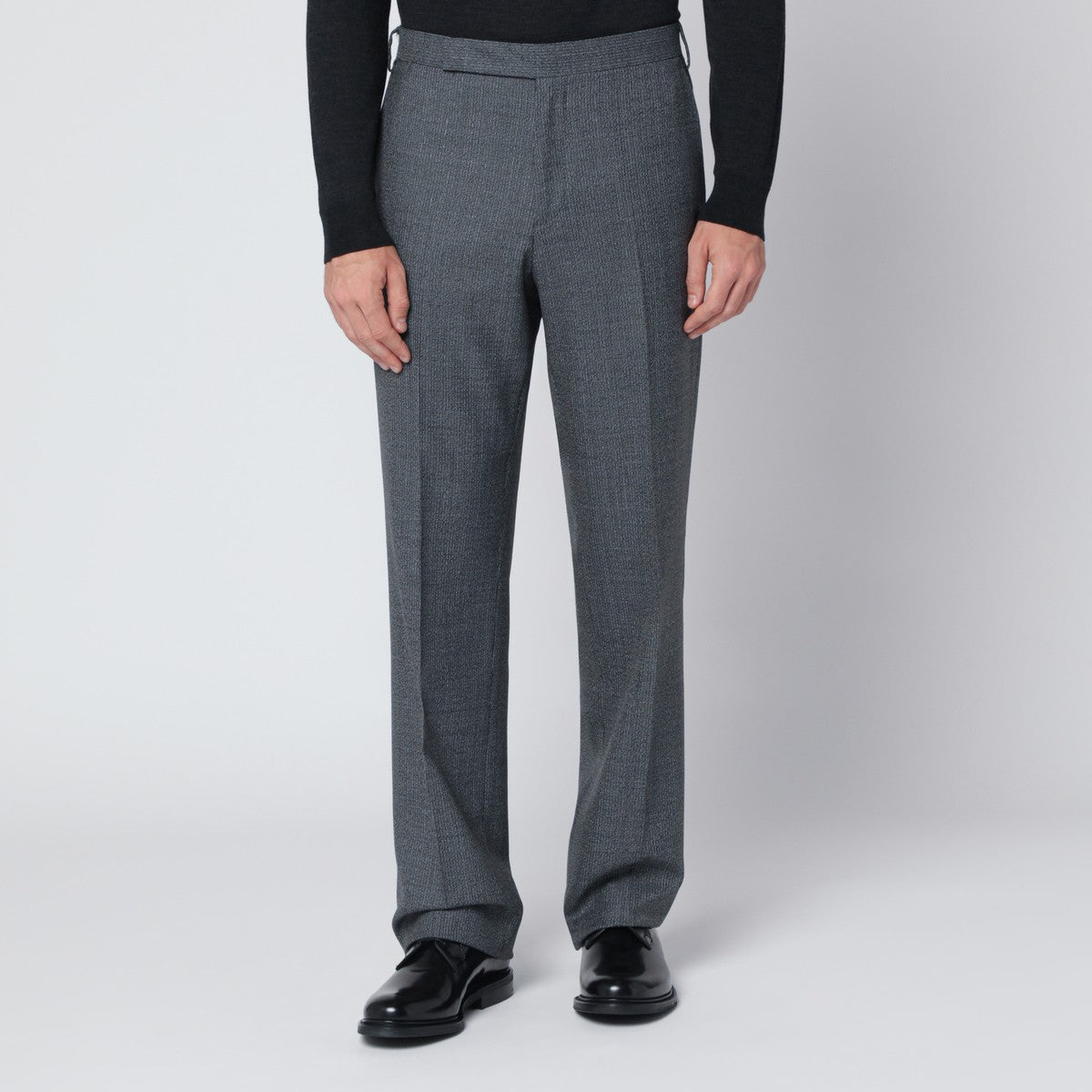 Lardini Grey wool trousers Lardini