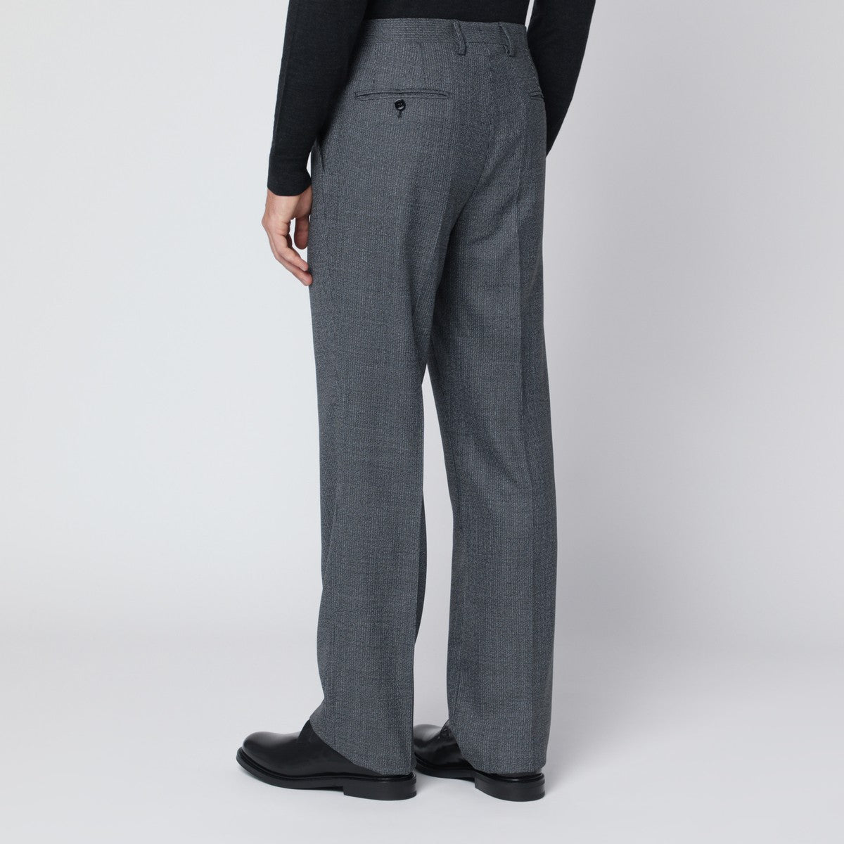 Lardini Grey wool trousers Lardini
