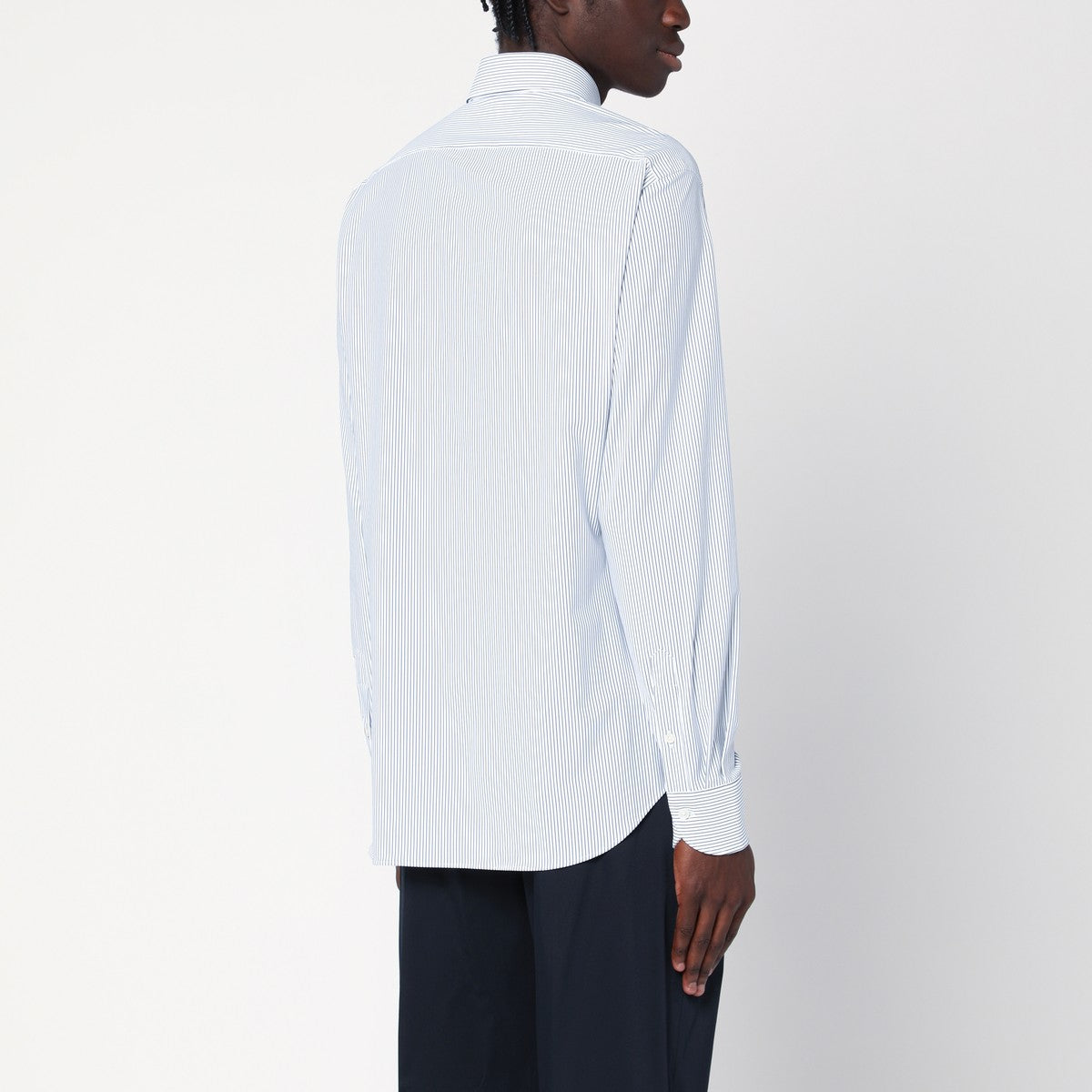 XACUS White shirt with blue stripes XACUS