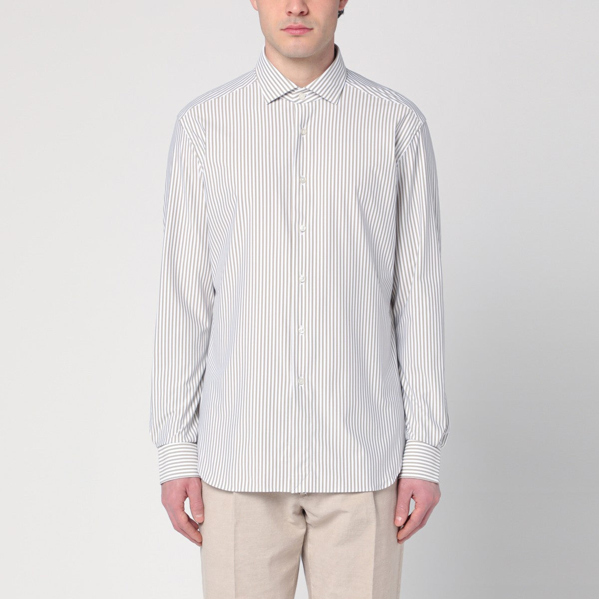 XACUS White/beige cotton shirt XACUS