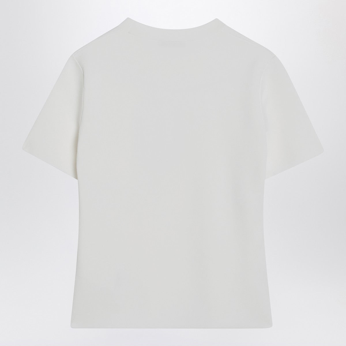 Max Mara White T-shirt in viscose crêpe Max Mara