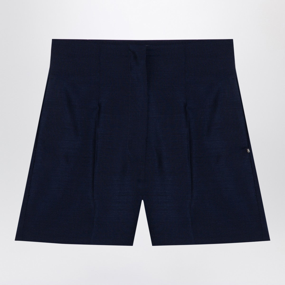 Sportmax Blue wool-blend shorts Sportmax