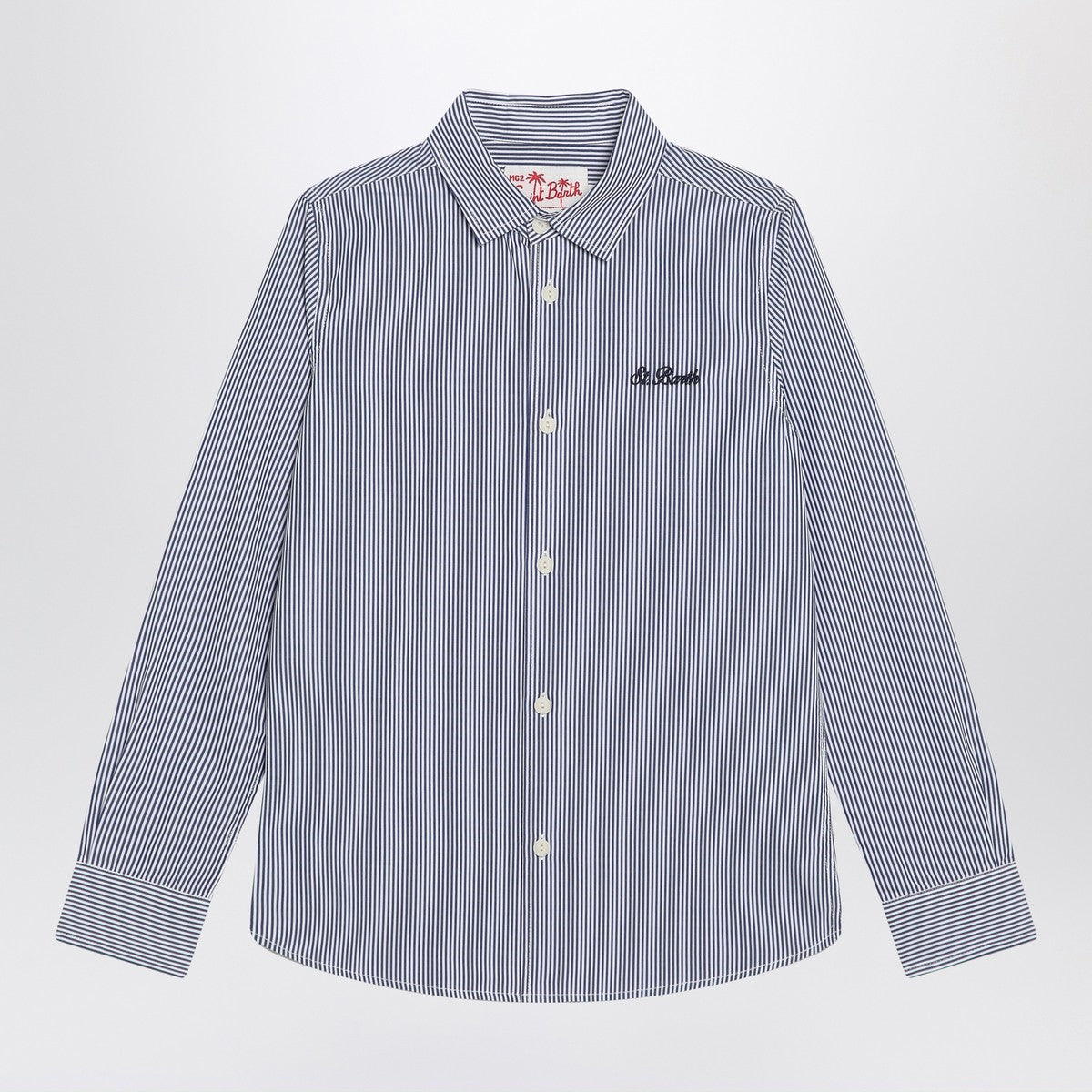MC2 Saint Barth Striped Agnes shirt with Snoopy print MC2 Saint Barth