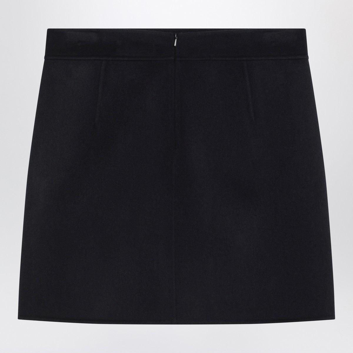 S Max Mara Mini skirt in midnight blue wool S Max Mara