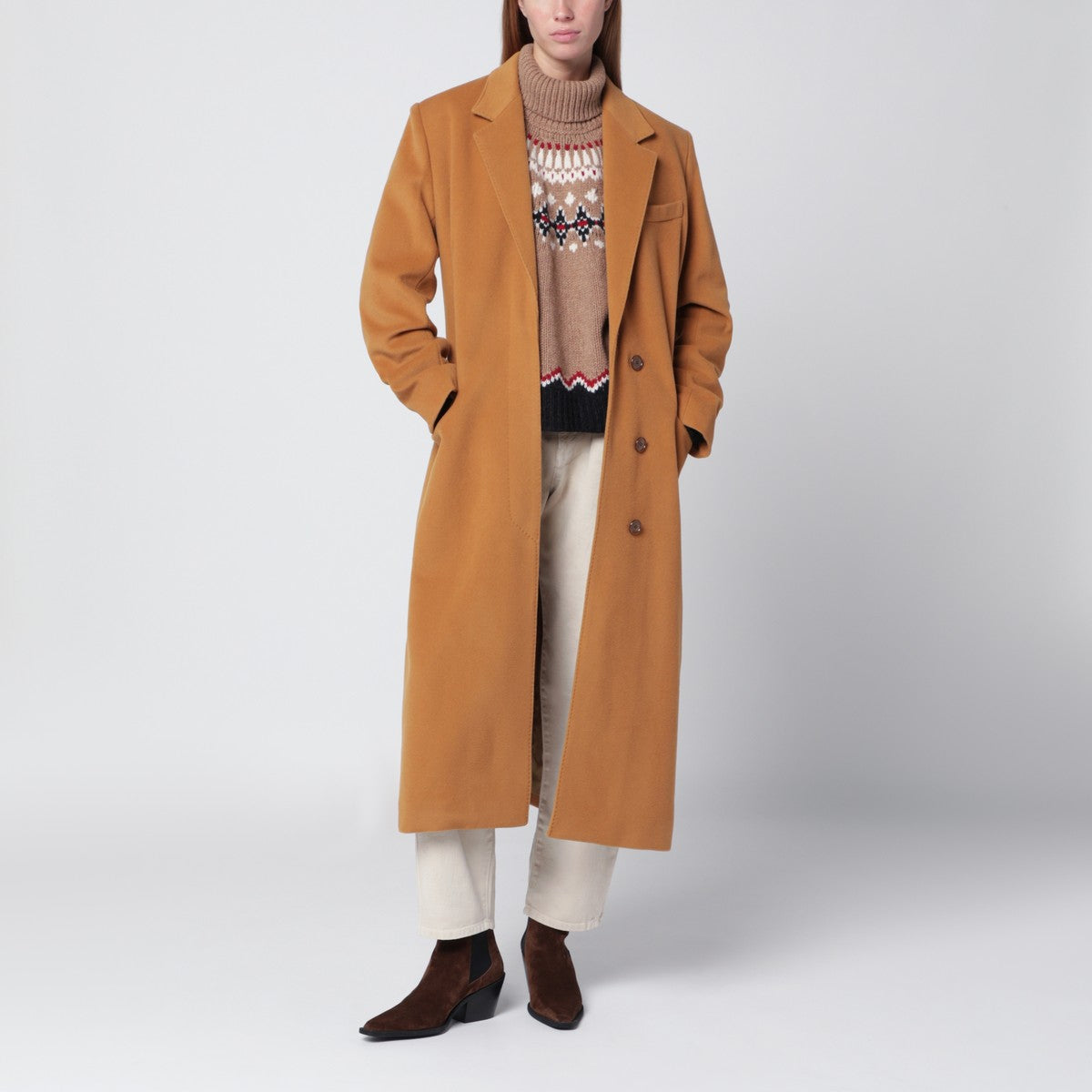 ISABEL MARANT Camel wool blend coat Isabel Marant