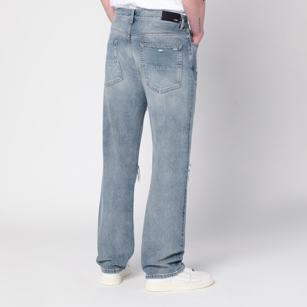 AMIRI Jeans with rips Antique Indigo Amiri