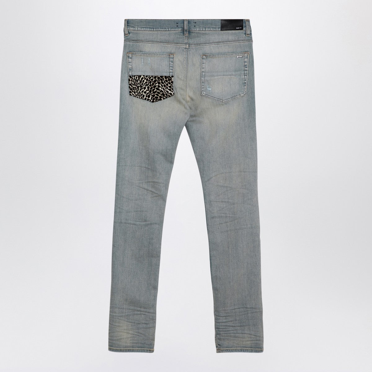 AMIRI Leopard Jeans MX1 antique indigo Amiri