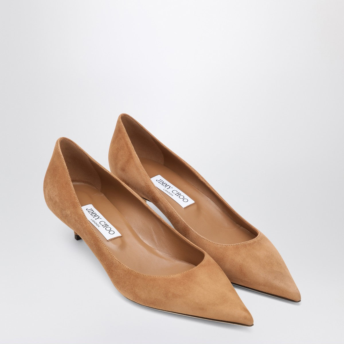 Jimmy Choo Décolleté Amelia in suede color Toffee Jimmy Choo