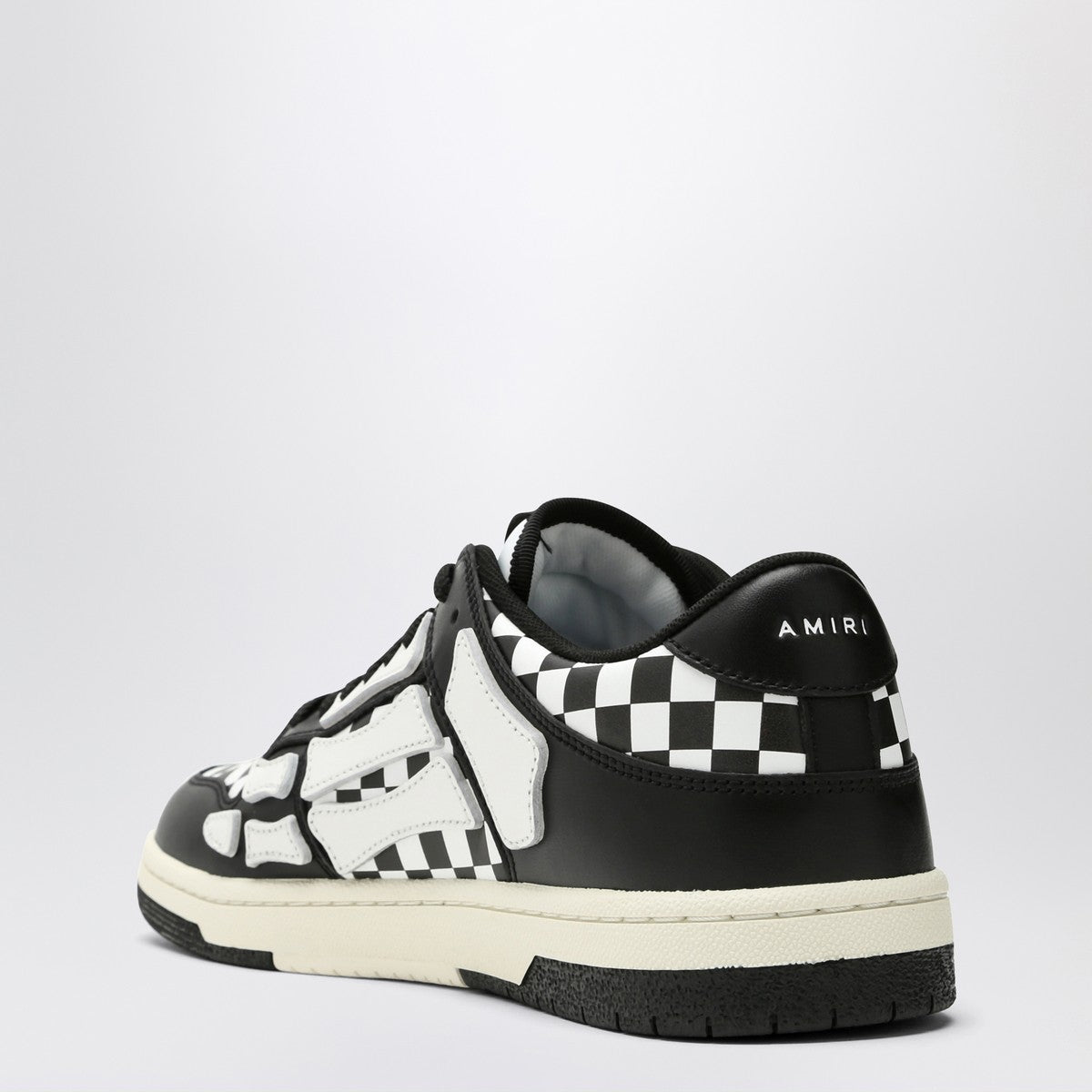 AMIRI Skel Top Low Black/White Plaid Sneaker Amiri
