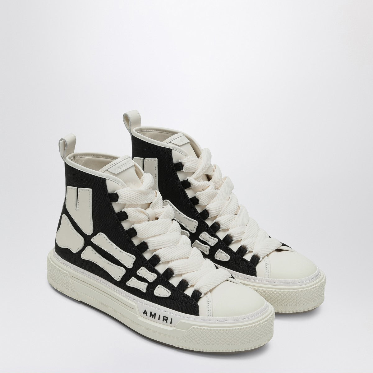 AMIRI Black and white Sneaker Skel Court Hi Amiri