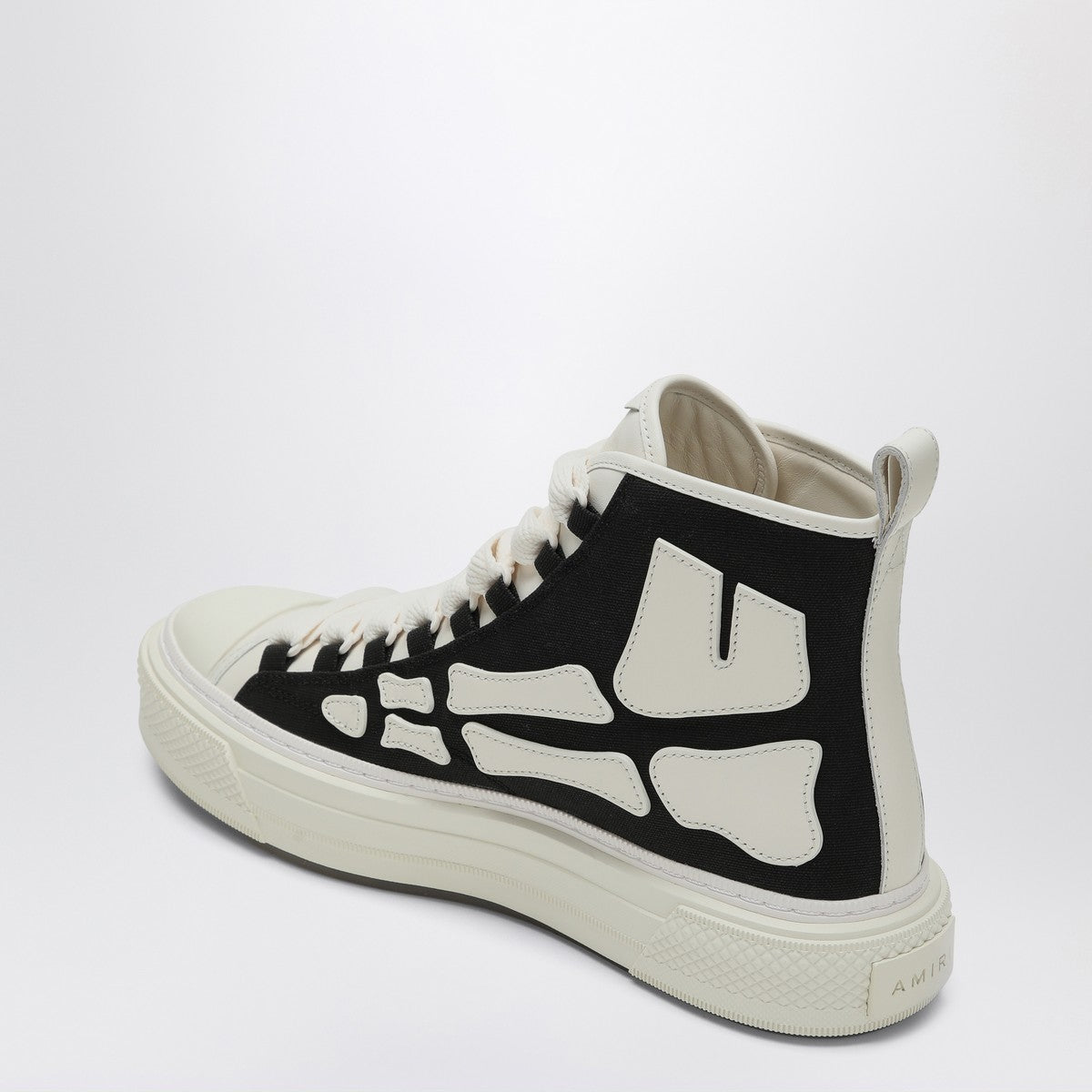 AMIRI Black and white Sneaker Skel Court Hi Amiri