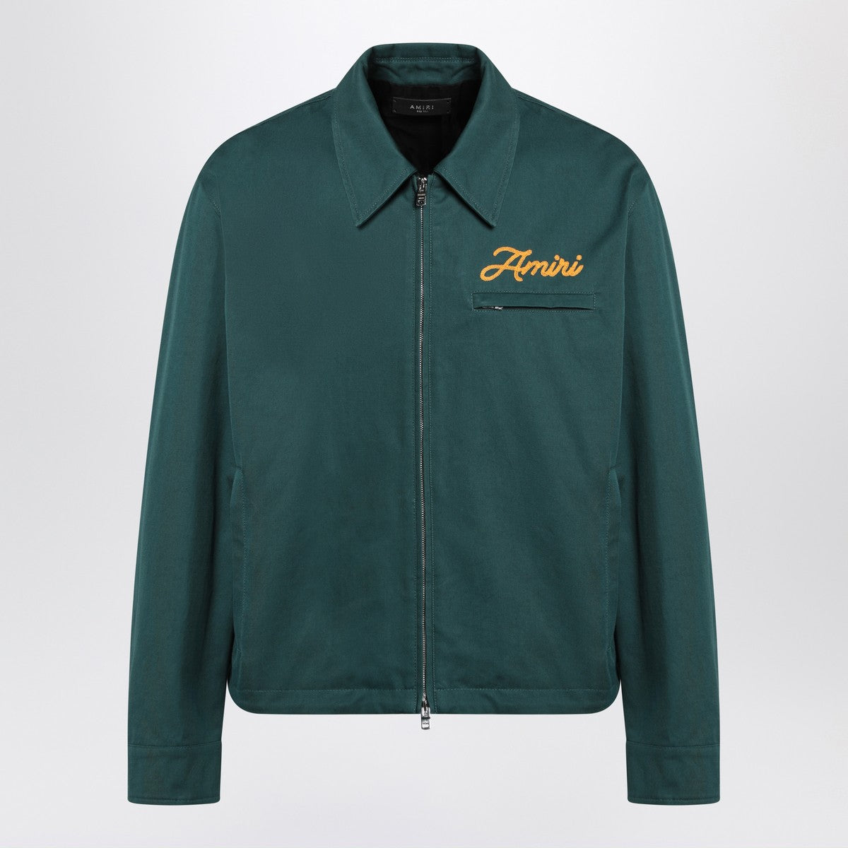 AMIRI Green zipped jacket with logo Amiri