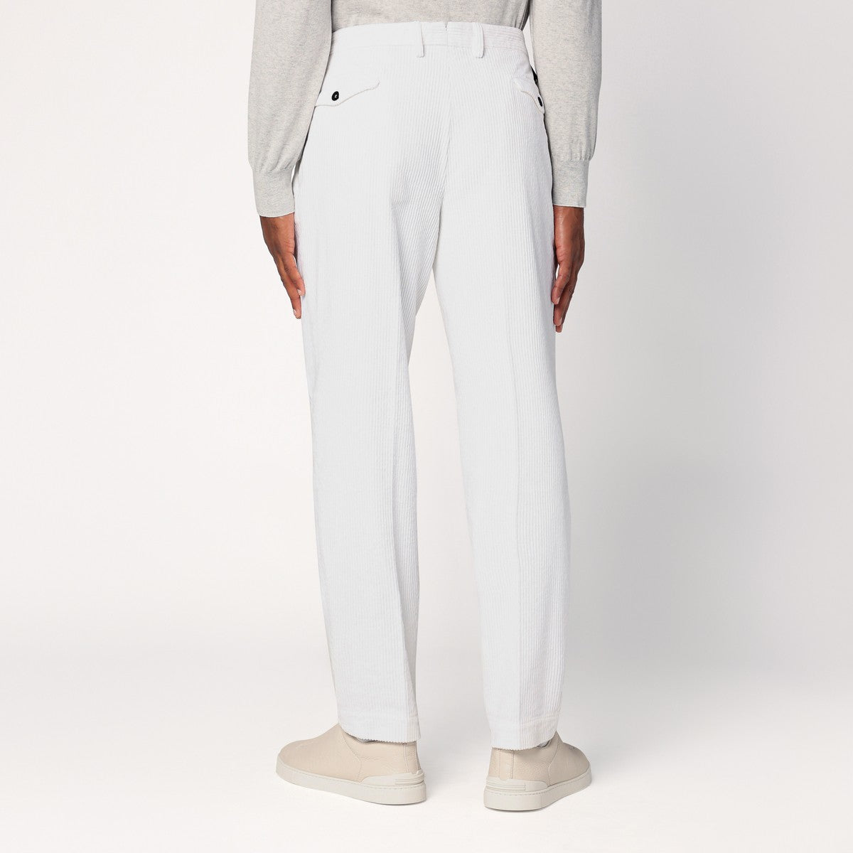 Santaniello White corduroy trousers Santaniello