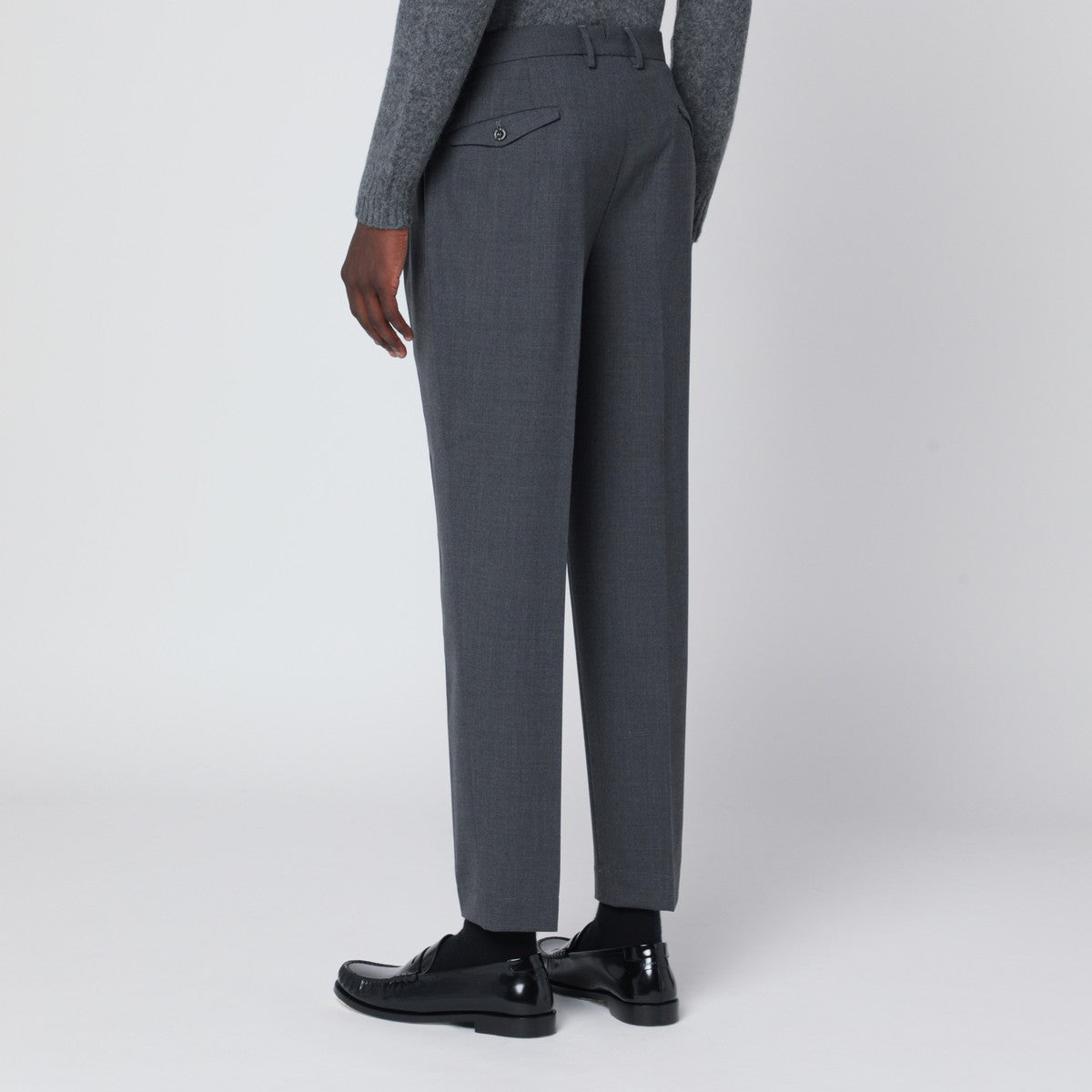 Santaniello Grey wool trousers Santaniello