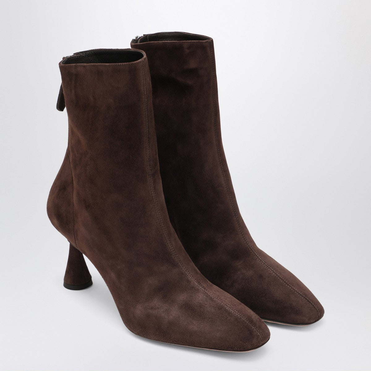 Aquazzura Amore Bootie 75 brown suede Aquazzura
