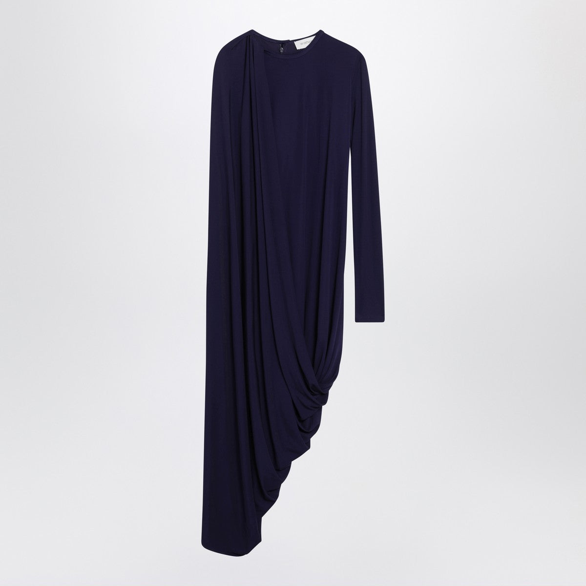 Sportmax Dark purple draped asymmetric dress Sportmax