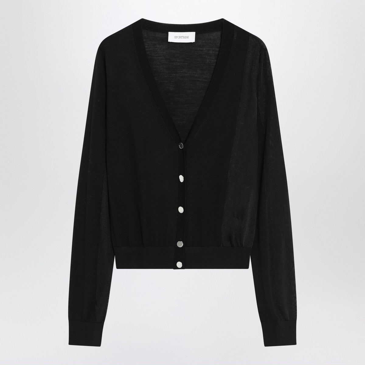 Sportmax Black wool cardigan Sportmax