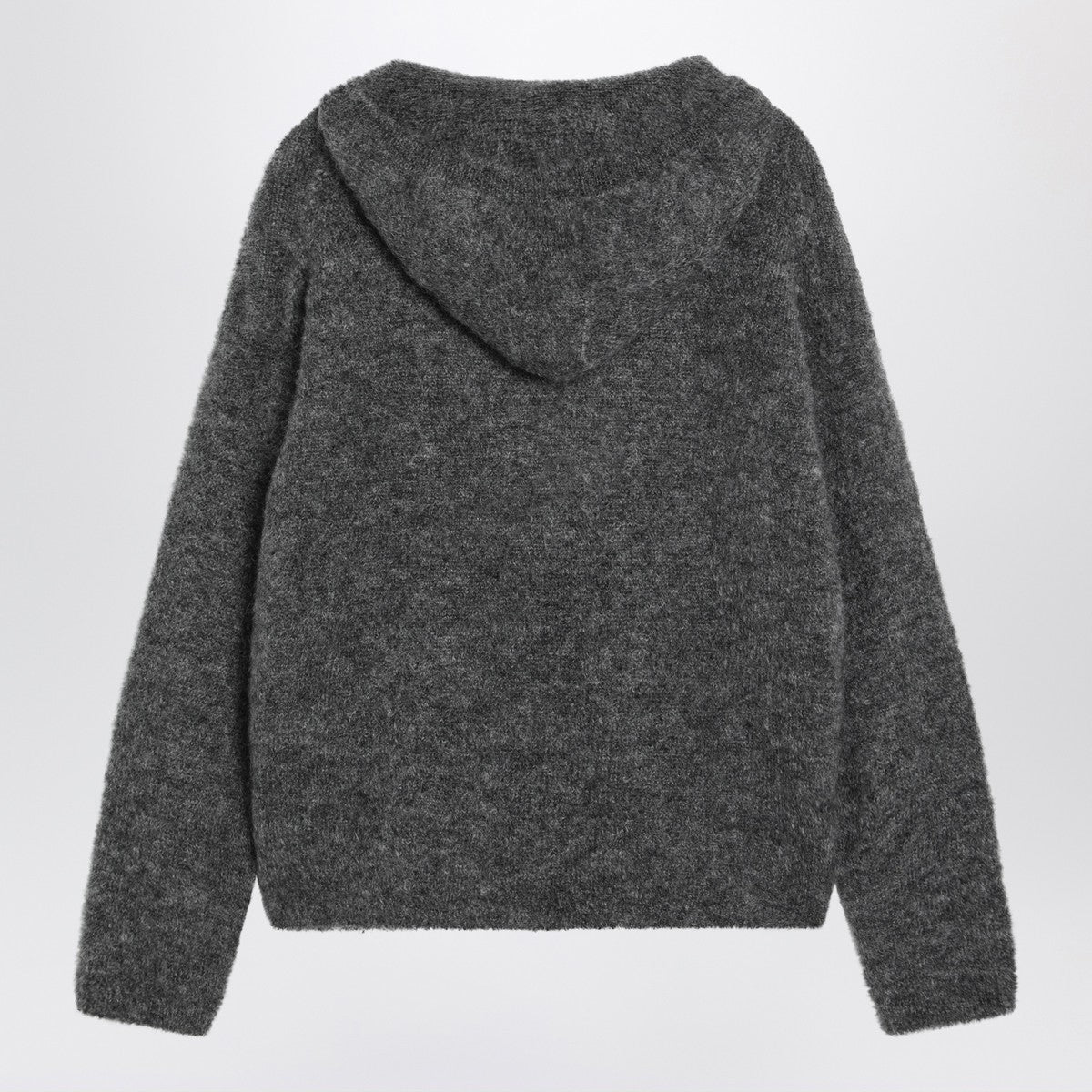 S Max Mara Anthracite hooded sweater S Max Mara