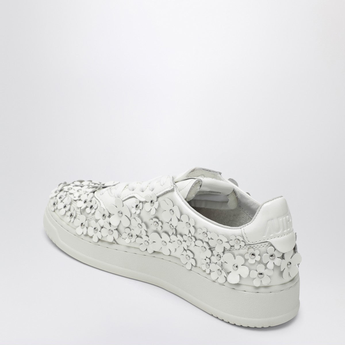 AUTRY Sneaker Medalist Blooming in white leather Autry