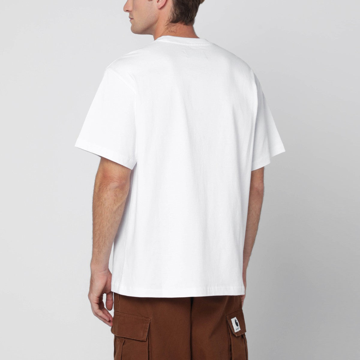 Awake NY White crewneck T-shirt with logo Awake NY