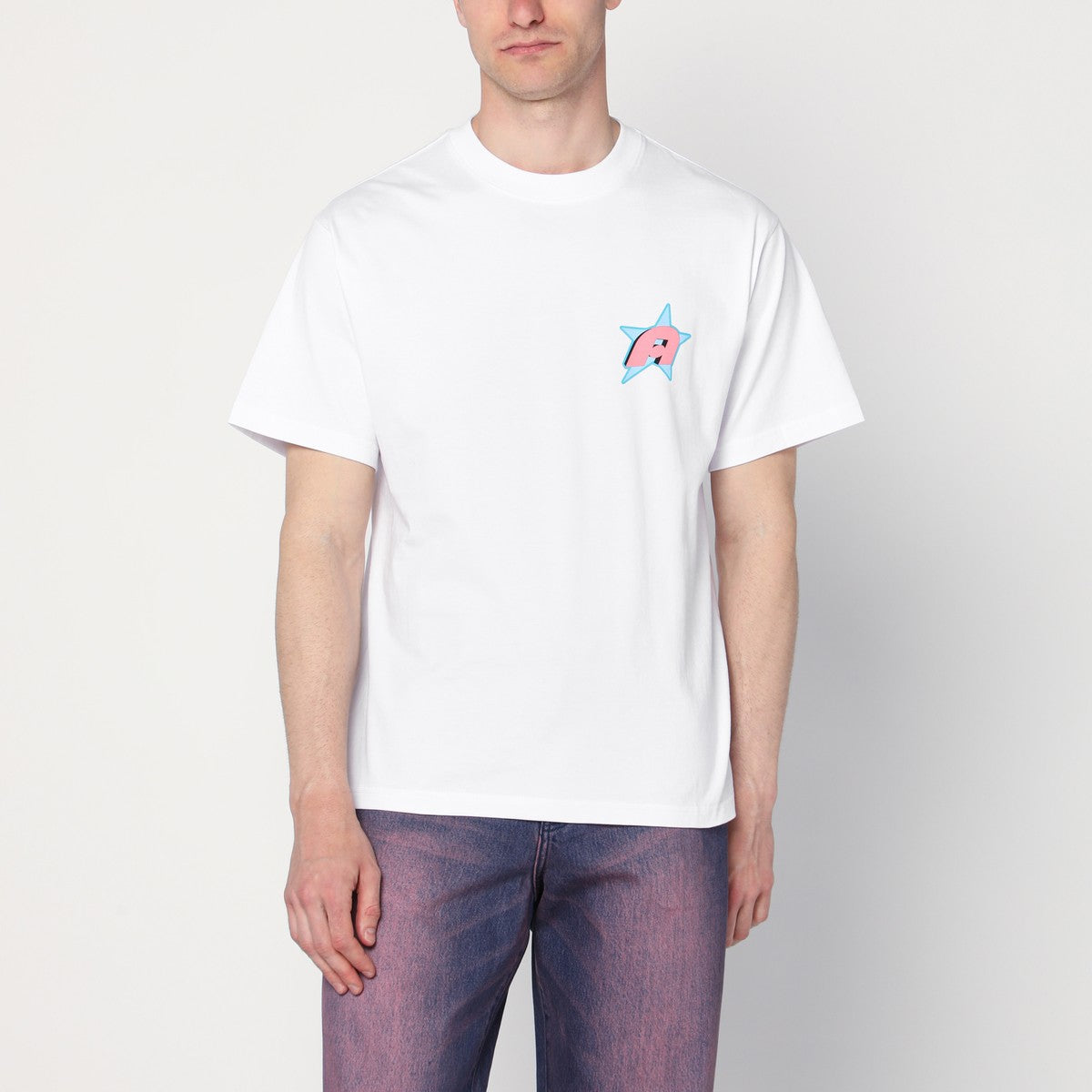 Awake NY White T-shirt with Star A logo Awake NY