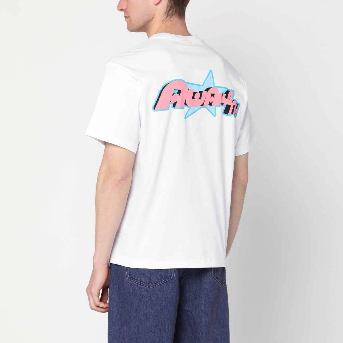 Awake NY White T-shirt with Star A logo Awake NY