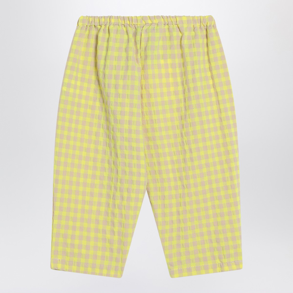 Bobo Choses Yellow pants in Vichy fabric Bobo Choses
