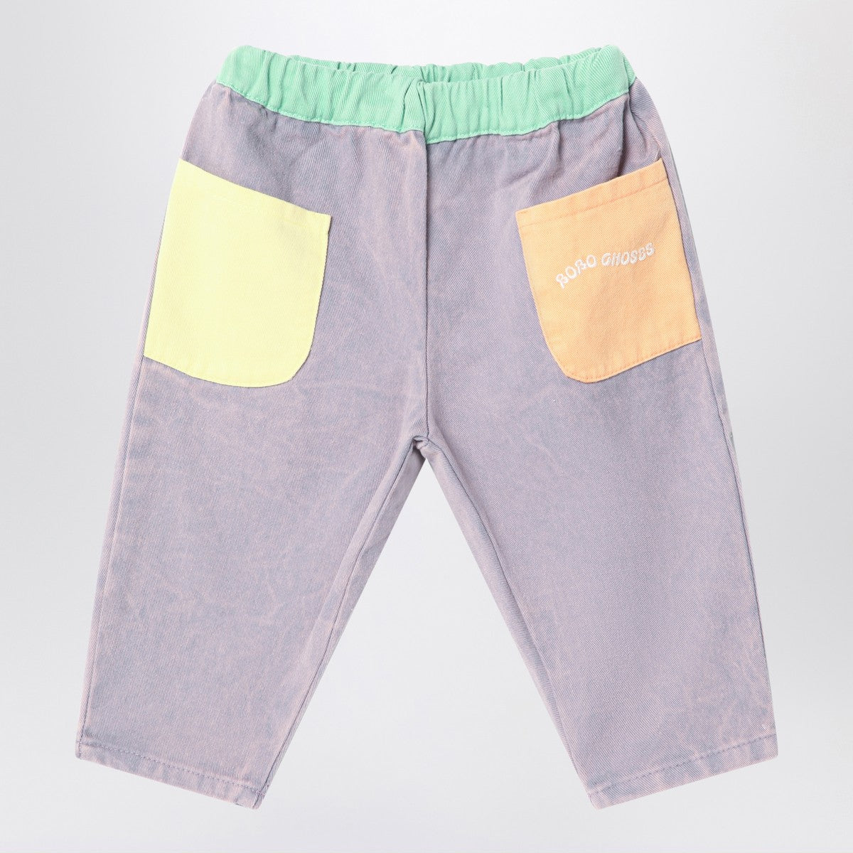 Bobo Choses Colour-block Trousers in Cotton Bobo Choses