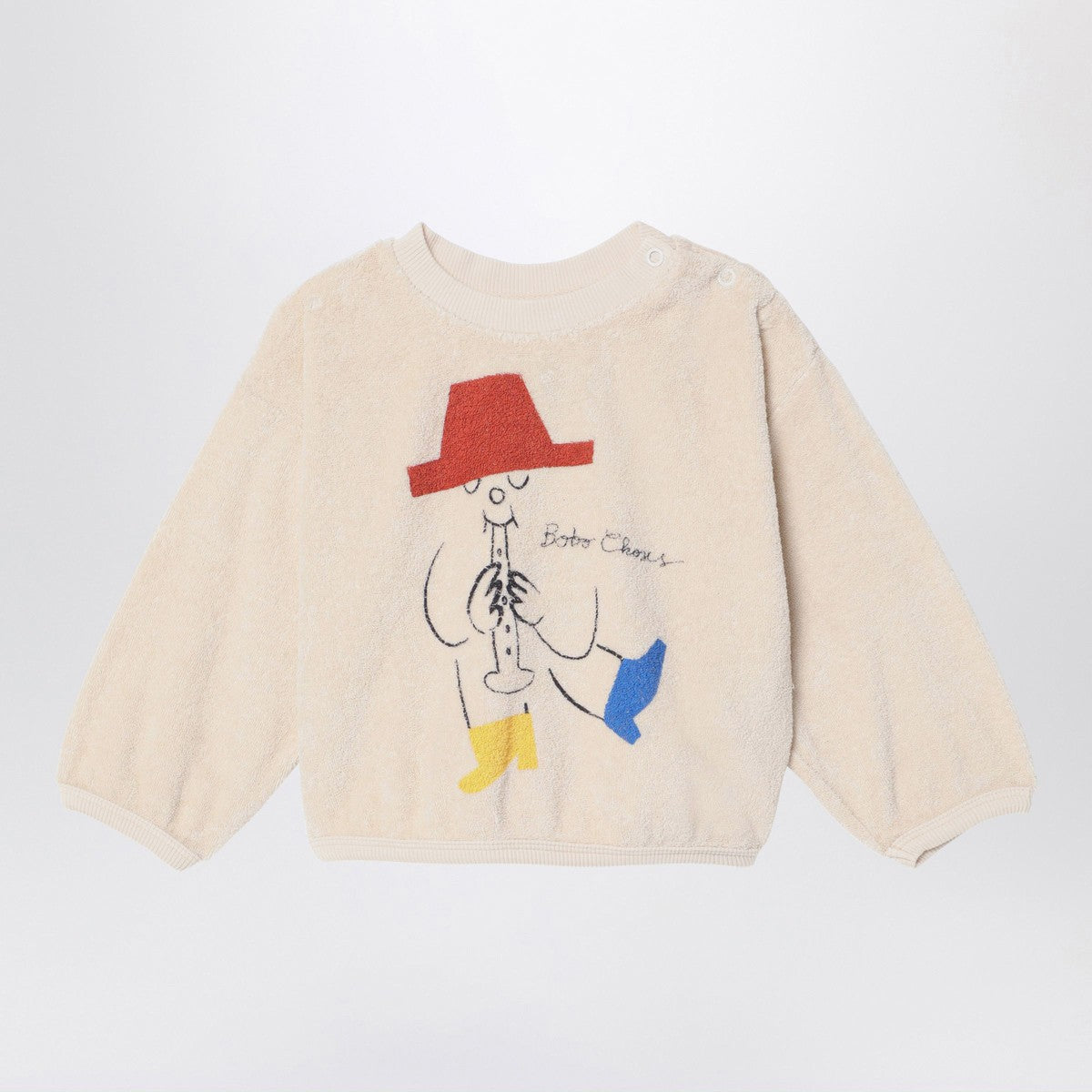 Bobo Choses Sweatshirt Magic Flute Player ivory Bobo Choses