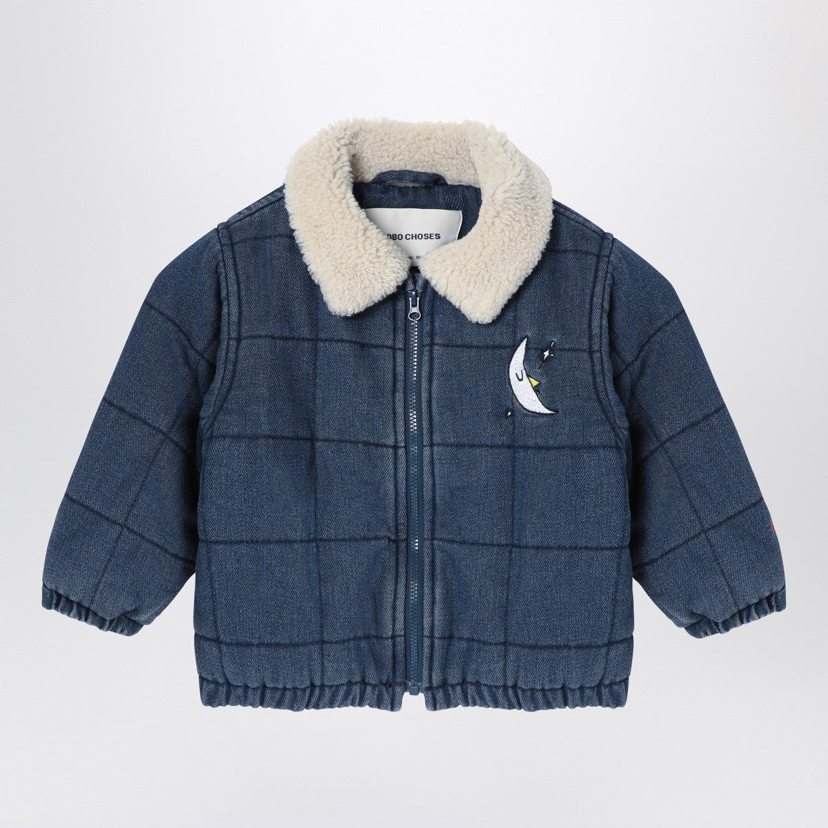 Bobo Choses Navy blue quilted denim jacket Bobo Choses