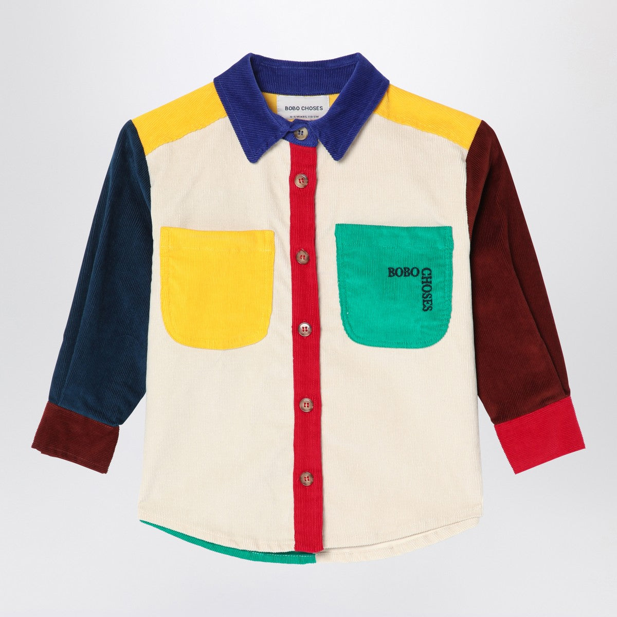 Bobo Choses Multicoloured corduroy shirt Bobo Choses