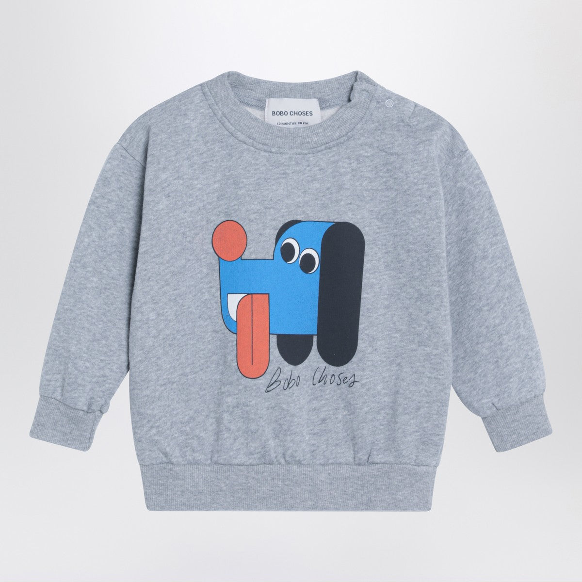 Bobo Choses Grey organic cotton sweatshirt Bobo Choses
