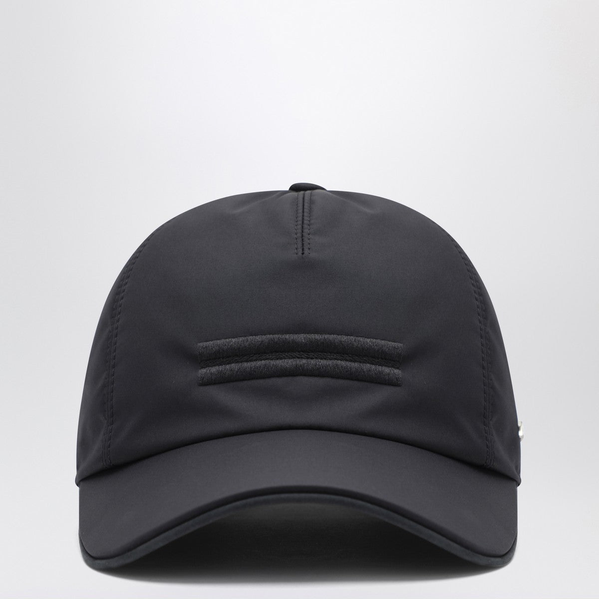 ZEGNA Black technical fabric baseball cap ZEGNA