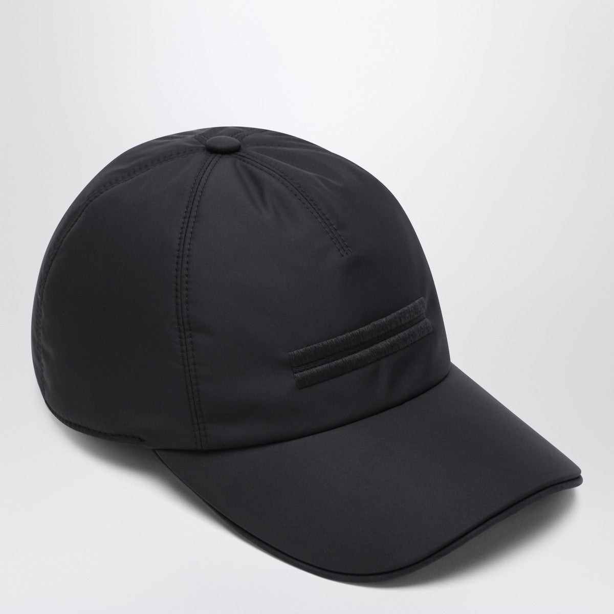 ZEGNA Black technical fabric baseball cap ZEGNA