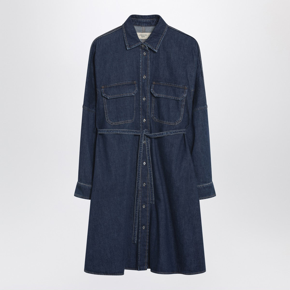 Weekend Max Mara Blue denim shirt dress Weekend Max Mara