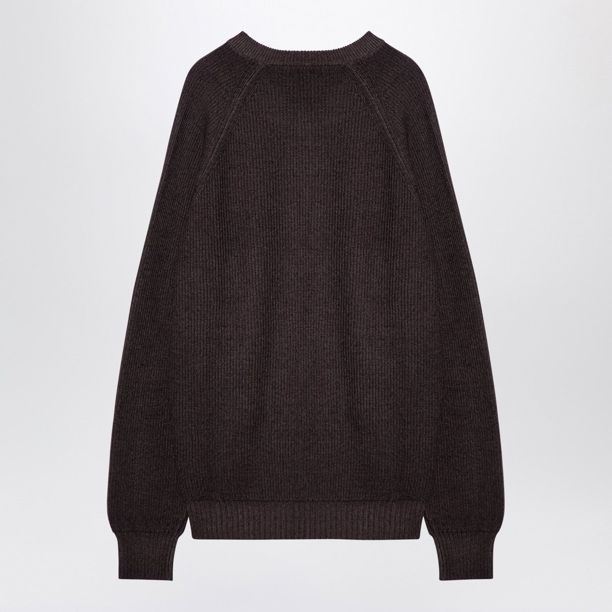 Tagliatore Brown virgin wool pullover Tagliatore