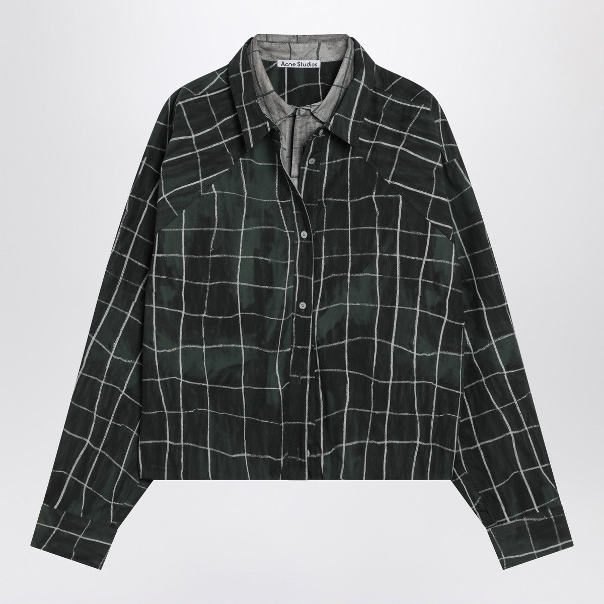 Acne Studios Layered check shirt Acne Studios