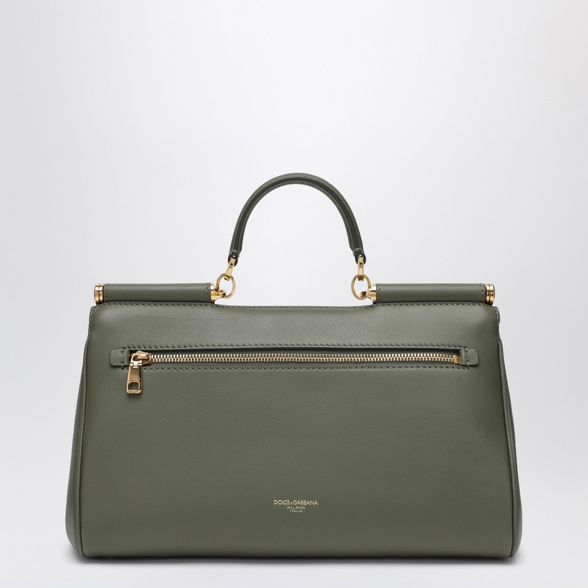 Dolce & Gabbana Dolce&Gabbana My Sicily handbag in military green leather Dolce & Gabbana