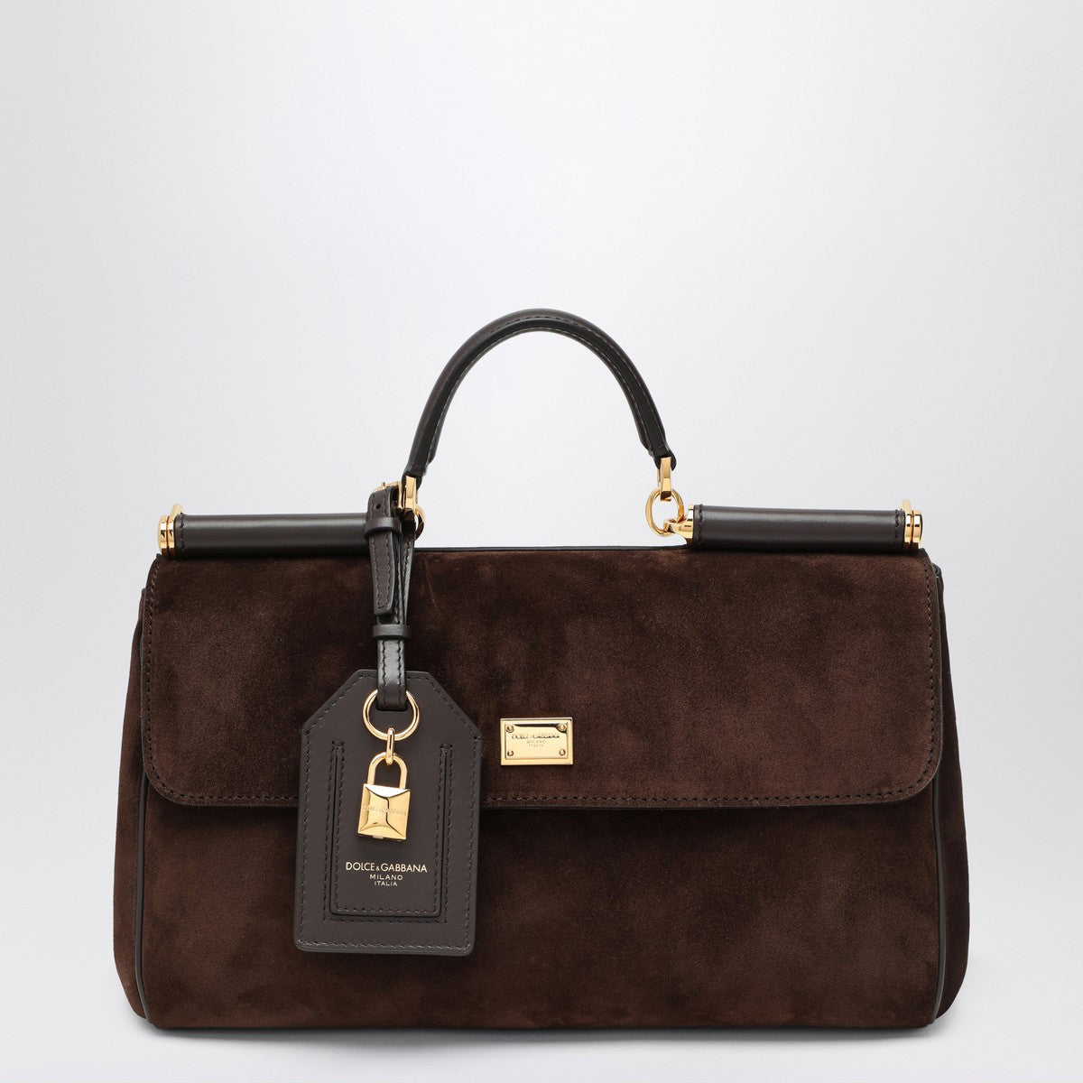 Dolce & Gabbana Dolce&Gabbana Brown suede leather bag My Sicily Dolce & Gabbana