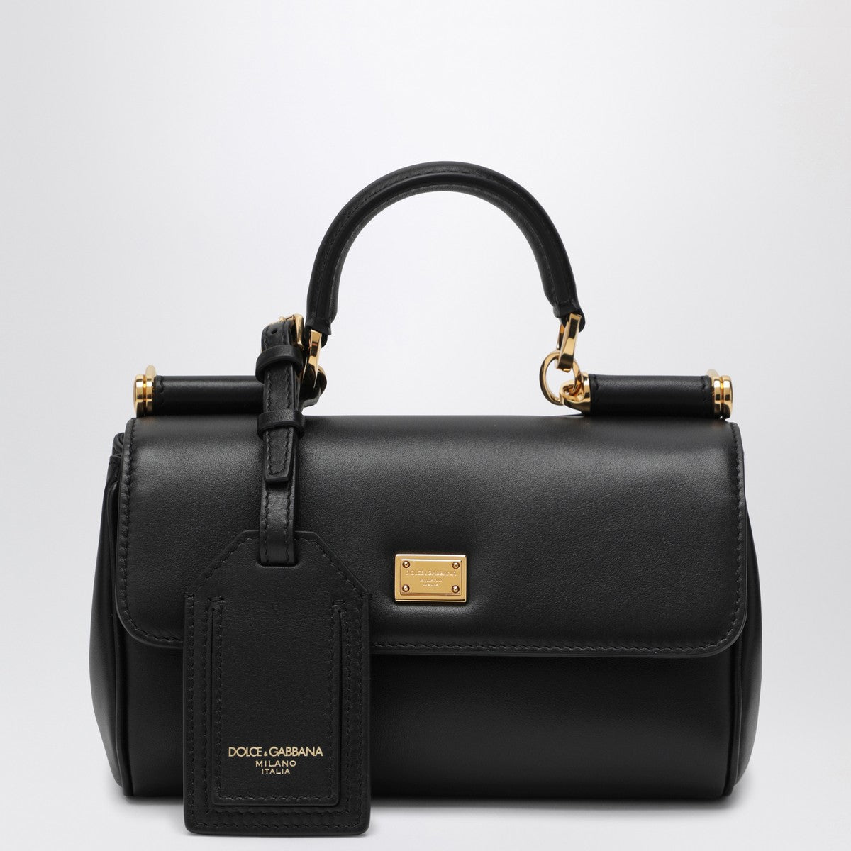 Dolce & Gabbana Dolce&Gabbana Small My Sicily handbag in black leather Dolce & Gabbana