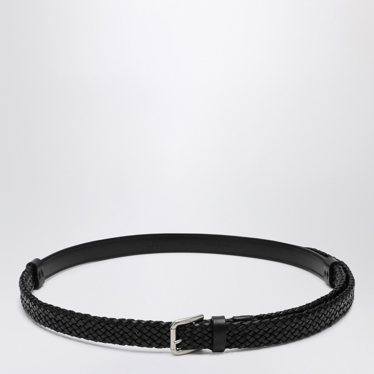 Dolce & Gabbana Dolce&Gabbana Black woven leather belt Dolce & Gabbana