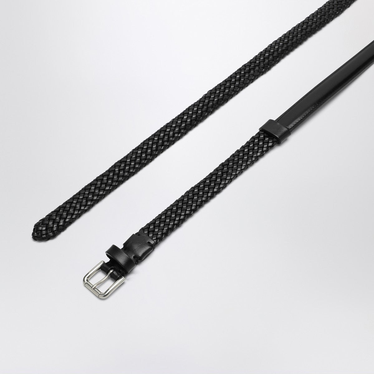 Dolce & Gabbana Dolce&Gabbana Black woven leather belt Dolce & Gabbana