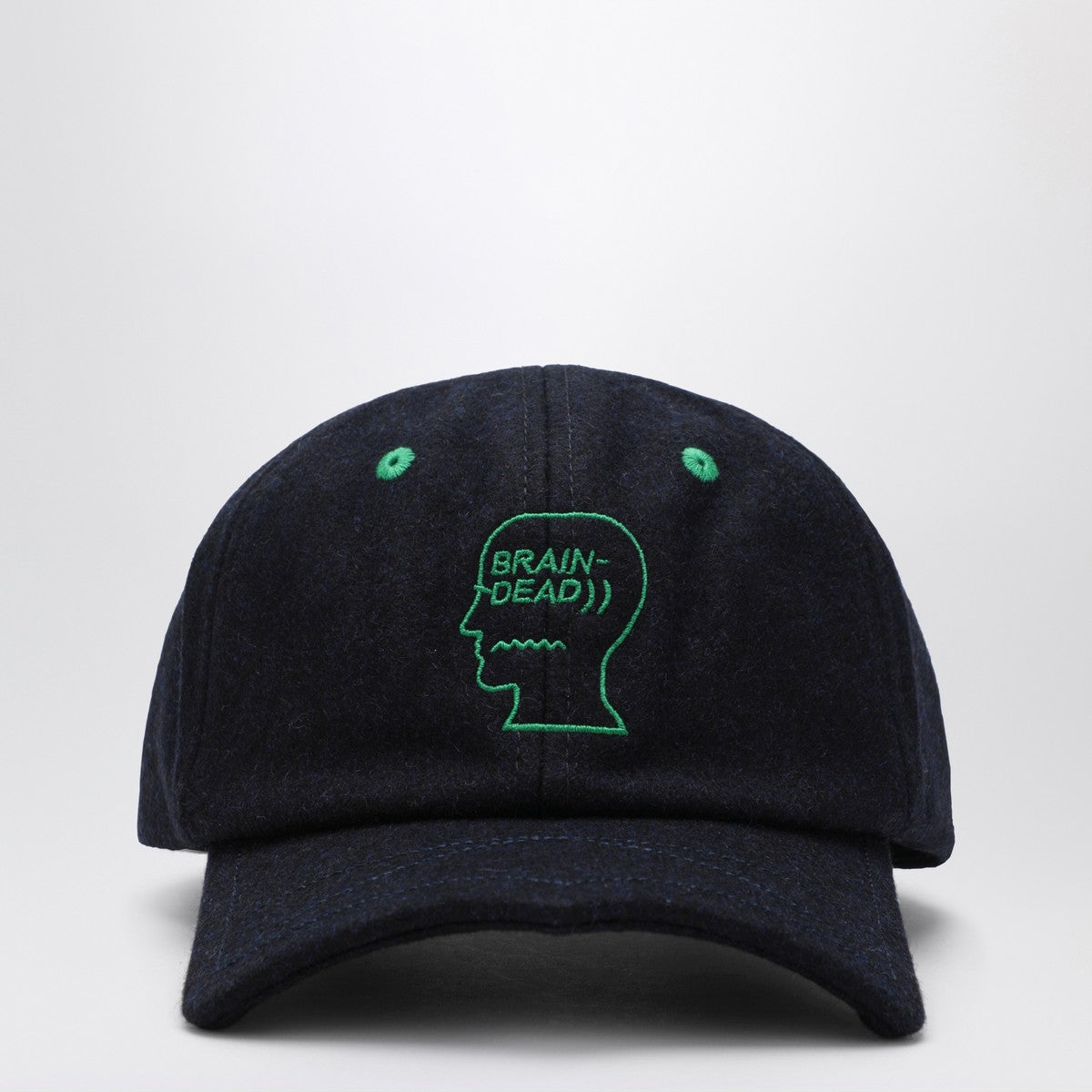 Brain Dead Navy wool-blend baseball cap Brain Dead