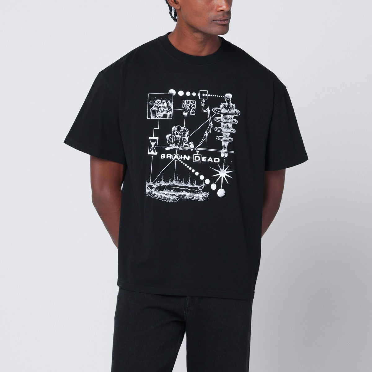 Brain Dead Black Mind Puzzle T-shirt Brain Dead