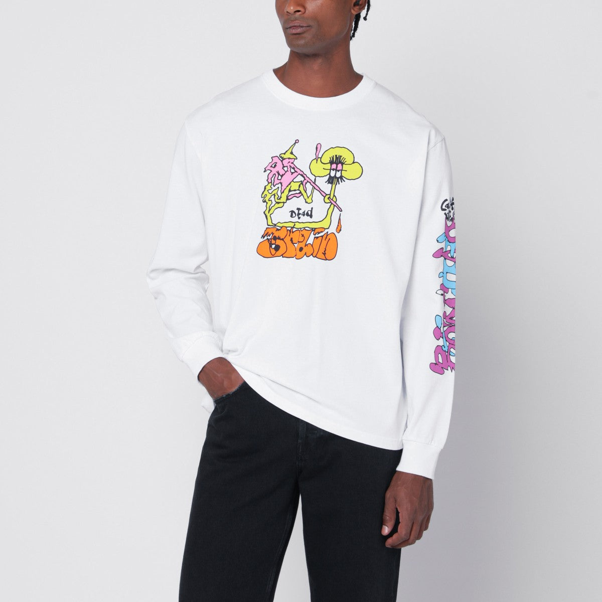 Brain Dead White cotton Packing Up shirt Brain Dead