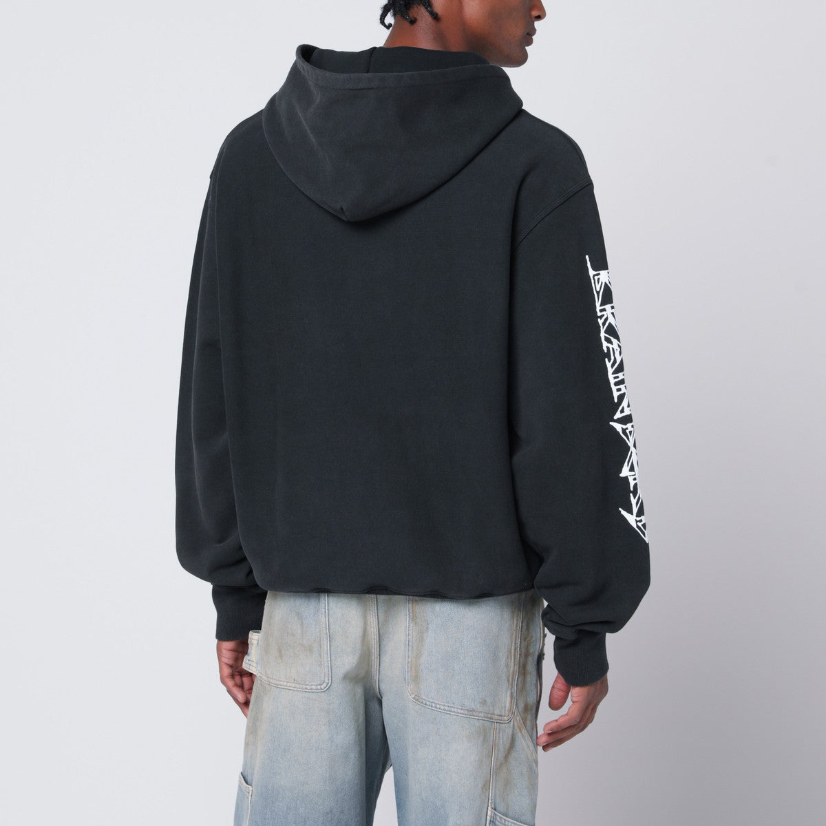 Brain Dead Faded black Neuro Free Association sweatshirt Brain Dead