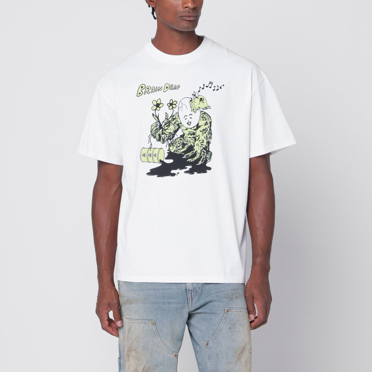 Brain Dead White Nuclear Evolution T-shirt Brain Dead