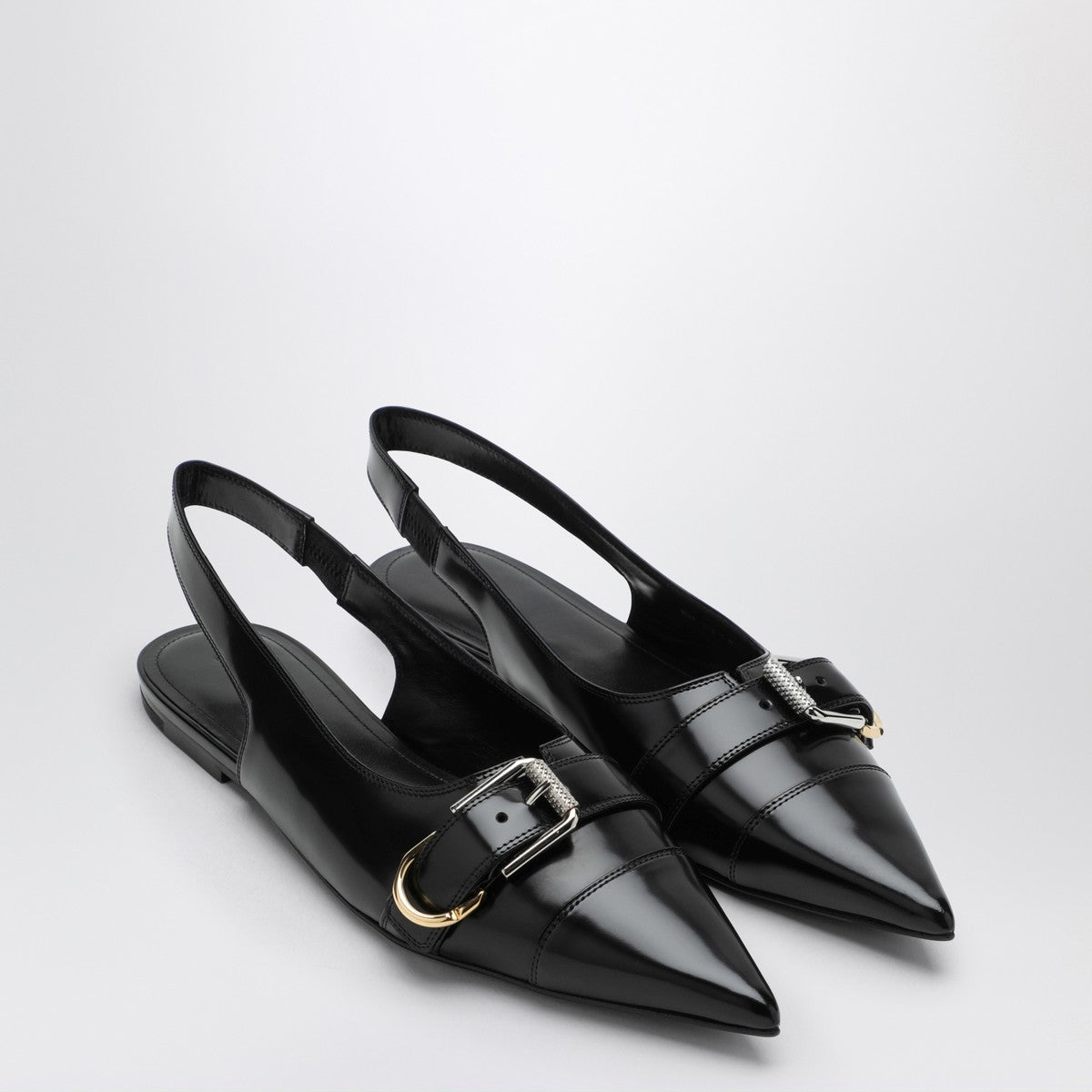 Givenchy Voyou black leather slingback Givenchy